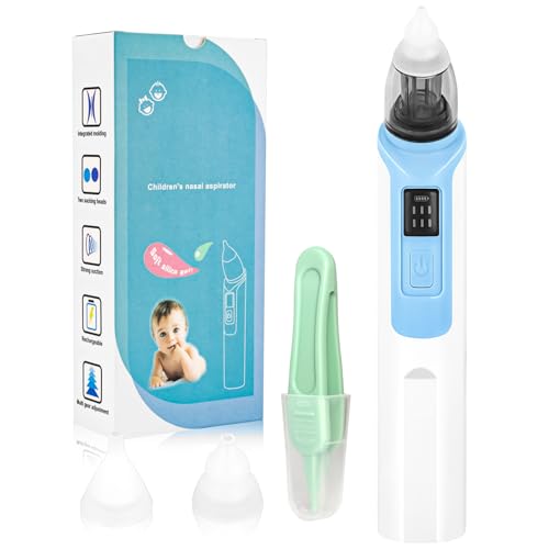 Image of Nasal Aspirator for Baby Electric Nose Aspirator for Toddler Baby Nose Aspirator (Blue)