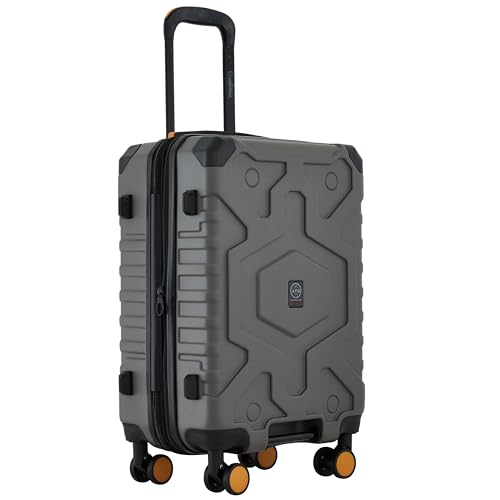 Image of Wrangler ATG Outland Expandable Hardside Luggage, Gull Gray, 22 inch Carry-On