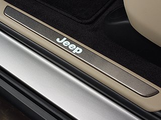 Jeep Grand Cherokee Illuminated Stainless Steel Door Entry Guards