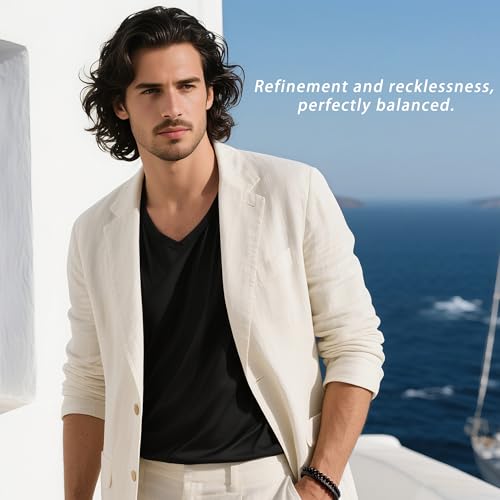 Mens Bracelet, Jewelry Gifts for Men,Black Braided Leather Stainless Steel Cross With Black Onyx Beads Double-Row Bracelets for Men,For Dad,Friends,Brother,Sons4