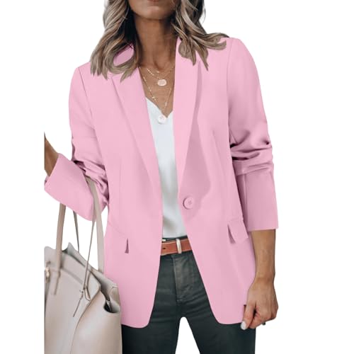 Womens Blazer Business Casual Dressy Long Sleeve Jackets Open Front Work Office Dressy Suit Jackets Summer Cardigan2