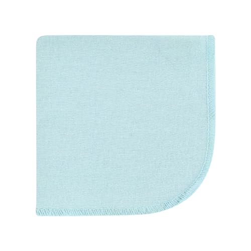 Image of Hudson Baby Unisex Baby Flannel Cotton Poly Washcloths, Creative Rainbow 12Pk, One Size