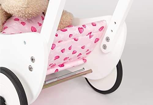 PINOLINO Puppenwagen Trixi, weiß, 2-TLG. – Bild 6
