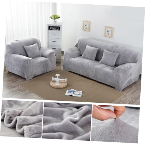 Housse de canapé extensible polyester épais protège-canapé pour fauteuil doux - 6