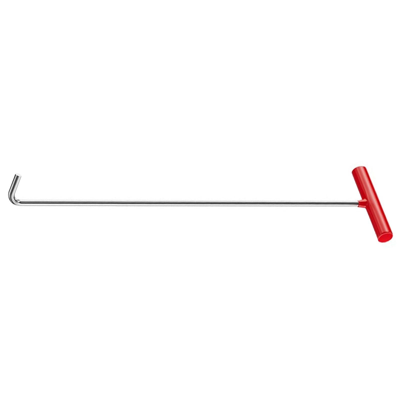 Multipurpose Rustproof Stainless Steel Utility Hook Tool Suitable for Lifting Manhole Covers Roller Shutters and Objects Sewer Cover Elevator Tool