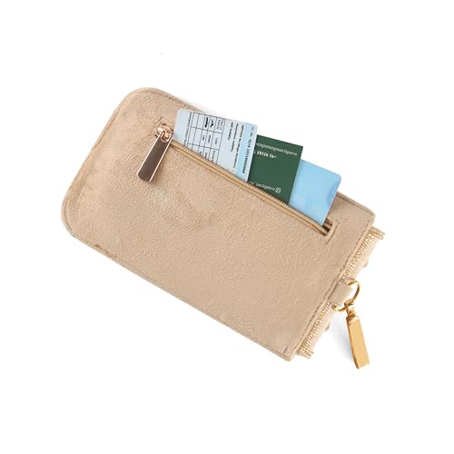 Image of J I ACCESSORIES Velvet Saree Clutch Mobile Pouch Waist Clip Ladies Purse Gift For Women