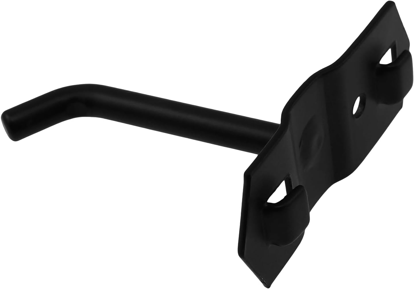XGNG 10PCS Black Square Hole Hooks 50mm, for Shelving and Tool Racks Accessories for Kitchen and Workshop Wall Mounted Display and Storage Racks