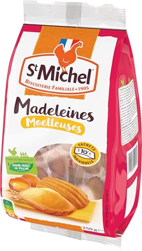 St Michel Madeleines Moelleuses Natures en sachet individuel 250g
