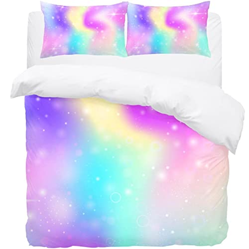 Housse de couette Supersoft anti-plis Magic Sparkles avec 2 taies d'oreiller - 2