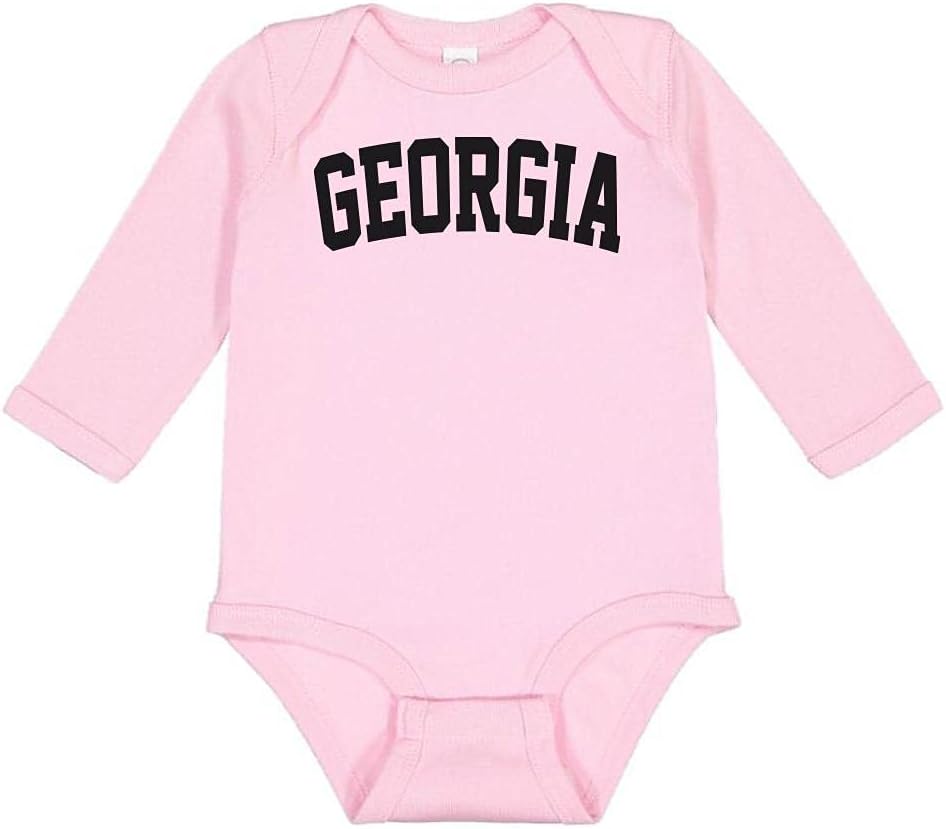 TATY Kids Georgia College Style Long Sleeve Baby Infant Bodysuit