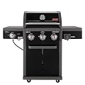 Coleman Revolution 3-Burner Gas Grill with Side Burner, Convertible Propane to Natural Gas, 45,000 + 13,000 BTU, 650 sq in, Outdoor BBQ Grill
