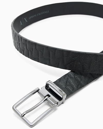 Armani Exchange mens Liam All Over Logo Belt4