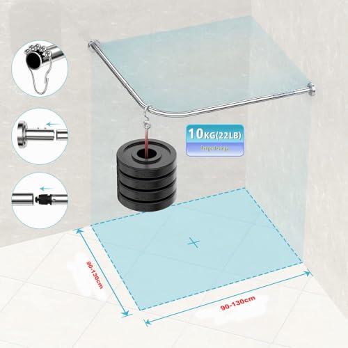 El mejor review de Cortinero para baño en escuadra - los más vendidos. 21 El mejor review de Cortinero para baño en escuadra - los más vendidos. 21