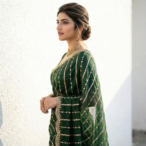 Image of Amazon Brand - Tavasya Womens Saree