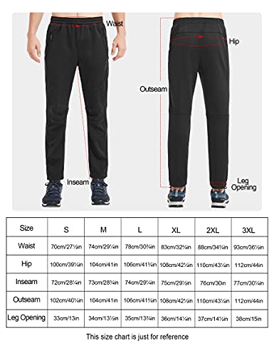 INBIKE Calça de corrida de inverno masculina para ciclismo, caminhada, à prova de vento, forro de lã