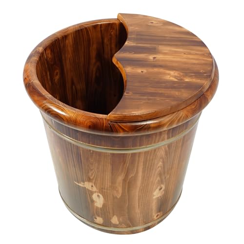Balde de madera para spa de pies miniatura 4