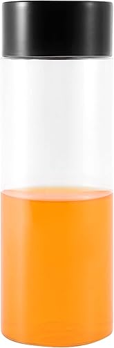Miniatura 5 de 18 botellas sensoriales vacías a granel de 14 onzas, botellas de jugo de plástico con tapas, recipientes transparentes reutilizables para bebidas,