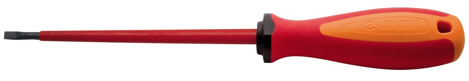 Unior 9616440 Insulated VDE-TBI Electrical Screw Driver, 1.0 x 5.5 mm