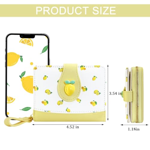 Image of Sunwel Fashion Girls Cutest Prints Wallet Card Slots Small Wallet with Zipper Coin Pouch Wallet for Women