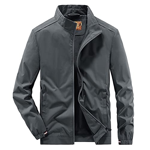 Chaqueta gris para hombre talla Large miniatura 2