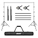 Emart Photo Backdrop Stand, 8.5 x 10Ft Photography Background Stand Support System Kit for Video Studio Photo Booth Props Muslin