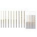 10 Pack Mini Twist Drill Bit Set, 0.6mm-2.2mm Fully Ground Micro Drill Bits Shank Titanium Coated Tiny Drills Bit Hole Drilling Tool, High Speed Steel Jewelry Drills Bits for DIY Wood Bead, Hss 2.35mm