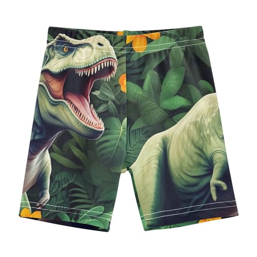 Joisal Cotton Shorts for Under Dress Cute Green Dinosaur Toddler Girl Biker Shorts 4t Summer Outfits