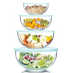 4 Mixing Bowls with Lids