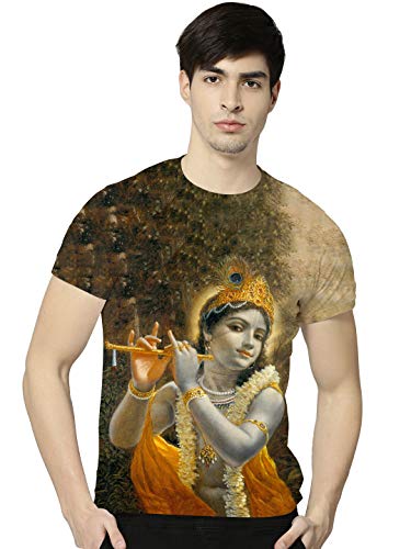 Image of STAND OUT All Over Printed Shiva, Krishna, Hanuman, Kali, Ram and Ravana, Ramayan, Bagavath Githa, Buddha Religious, Spiritual, Hindu Gods T-Shirts