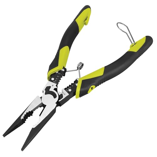 Image of Performance Tool 8-1 /2 inch Multifunction Long Nose Pliers - W86507
