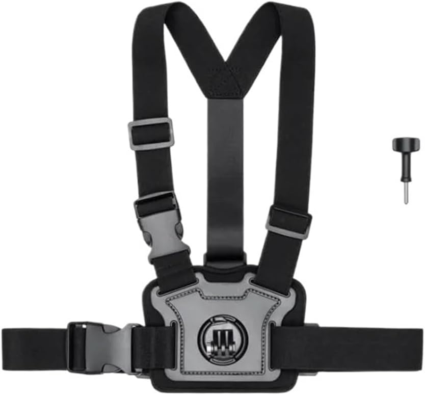 Chest Camera Mount, Compatible for DJI Osmo Action 4/3 Chest Strap Mount