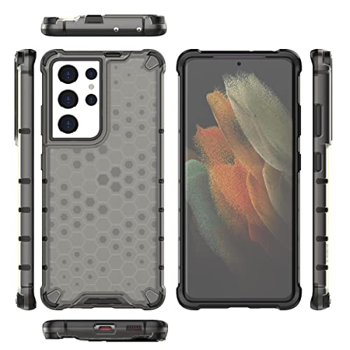 Image of Glasgow Back Case Cover Designed for Samsung Galaxy S21 Ultra 5G - Black