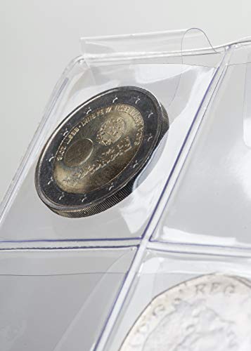 MCSammler-10-stuks-muntenhoezen-muntbladen-voor-munten-tot-30-mm-diameter-bijv-voor-1-euro-2-euro-munten