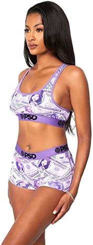 PSD Women's Bratz Billz Pur Sports Bra, Purple, XL