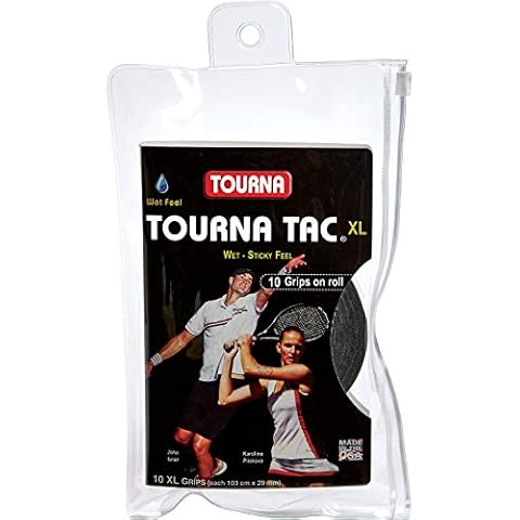 Tourna Tac Overgrip Pack of 10 (Black, X-Large) Cover