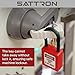 Red Lockout Tagout Safety Padlock Kit 5-Pack, Nylon OSHA-Compliant Loto Locks with 2 Keys Per Lock& Warning Labels for Industrial Maintenance, Electrical/Mechanical Equipment (Keyed Differently)
