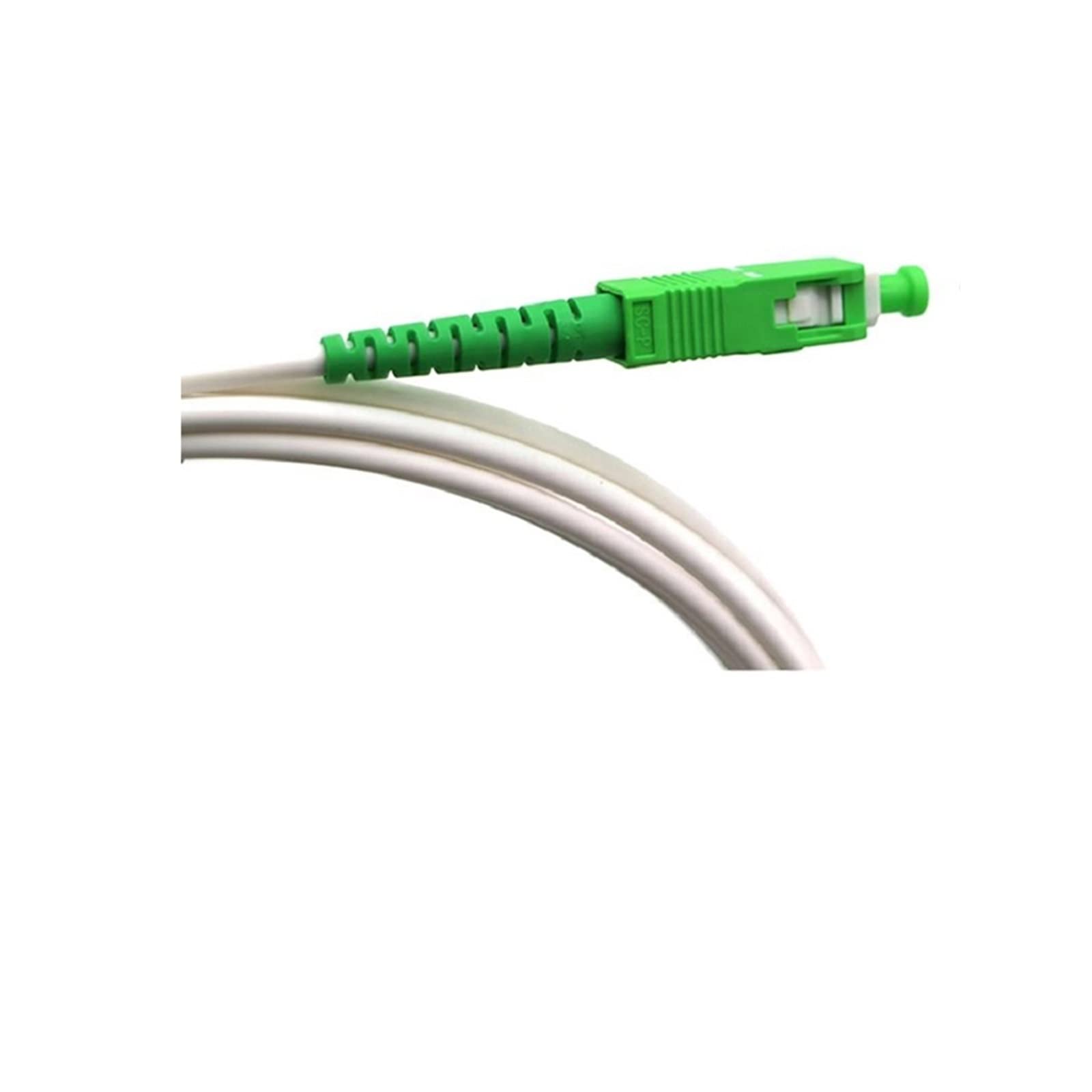 50pcs 3.0mm câble à fibres optiques cordon de raccordement Sc câble de raccordement SM Simplex monomode câble de raccordement à fibres optiques neigeux(G652D 1.5m50pcs)