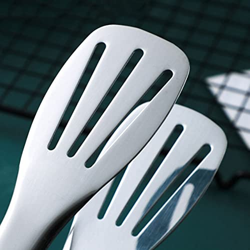 Pinzas Cocina Pinzas de Cocina de Acero Inoxidable, con Silicona, for freír, cocinar, Pan, Tamaño: 24 * 4,5 cm, Flexible for Usar