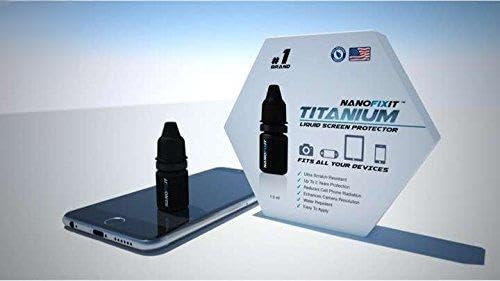 Screen Protector, Liquid Glass Screen Protector for iPhone 7 Plus, 7, 6S, SE, Samsung Galaxy S7, S7 Edge, S6, S5 Tab S2, iPad, Macbook, Smart Watch, DSLR Camera, 9H Hardness, 100% Invisible