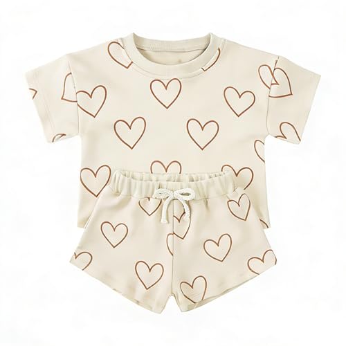 Conjunto de verano para niños de camiseta gráfica y pantalones cortos informales #251