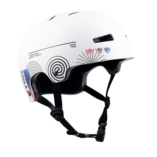 Casco Evolution Graphic Design TSG de alta resistencia con ajuste anatómico S/M