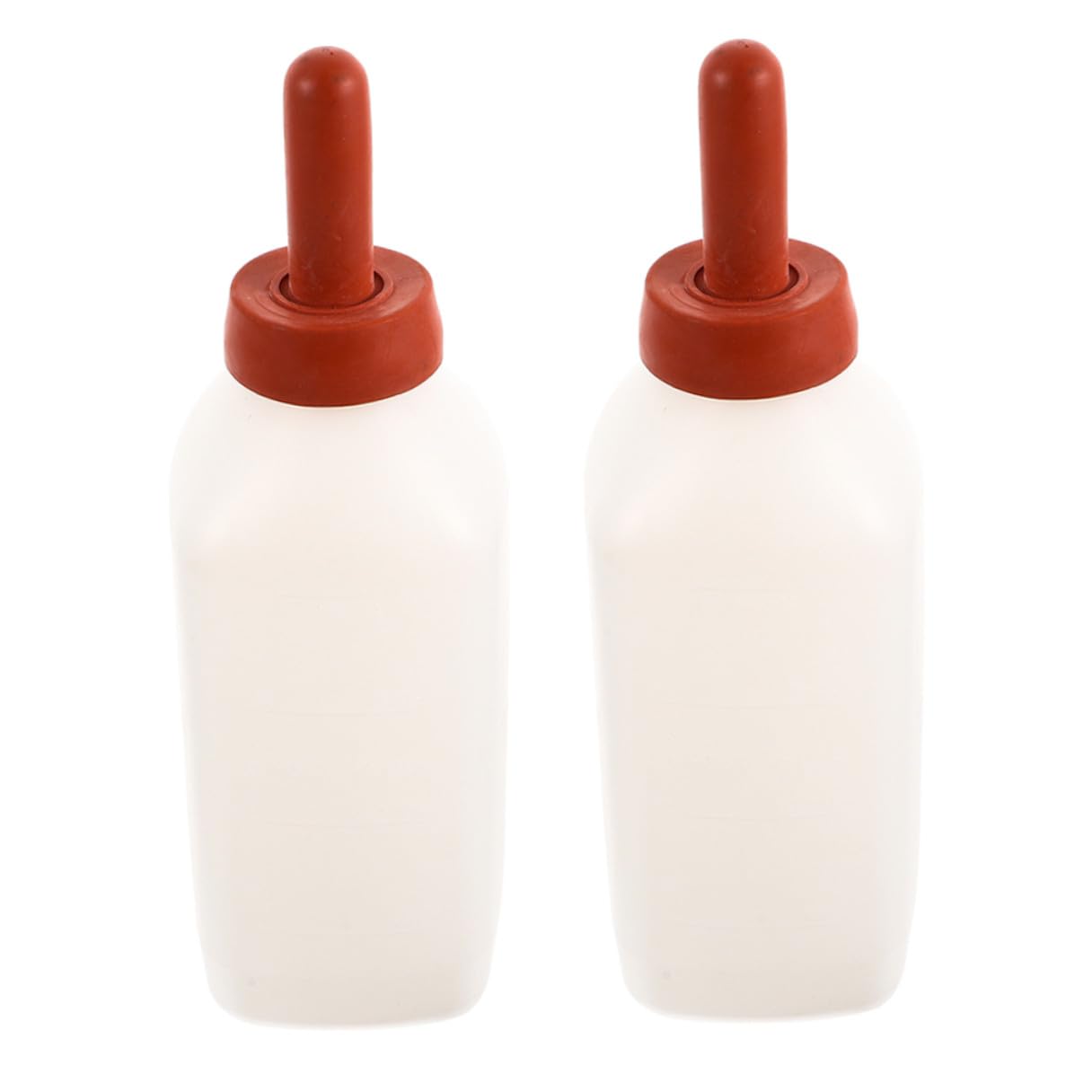 TOYANDONA 2piezas Biberón Vertical Para Terneros Unidades Tetina De Goma Para Animales De Granja Alimentador De Leche Para Recién Nacidos