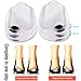 Skeerthy Orthopedic Insole Heel Cushion Insert, 2 Pairs Perfect Halfsphere Design for O/X Type Leg Bowlegs and Knock Knees Women Men