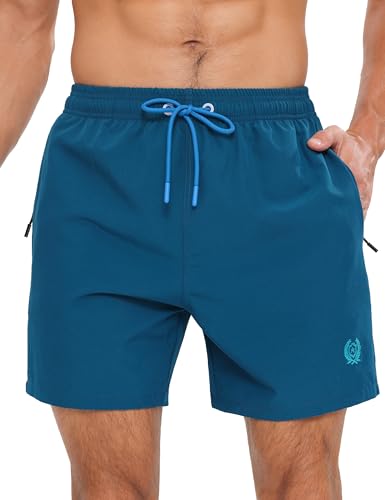 Short de bain séchage rapide à poches zippées homme APTRO 12,7 cm