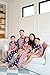 The Children's Place,Family Matching Pajama Sets,Snug Fit 100% Cotton,Adult,Big Kid,Toddler,Baby,TIDAL,10