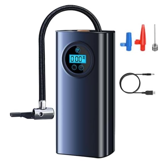 Portable Air Compressor with Mechanical Gauge