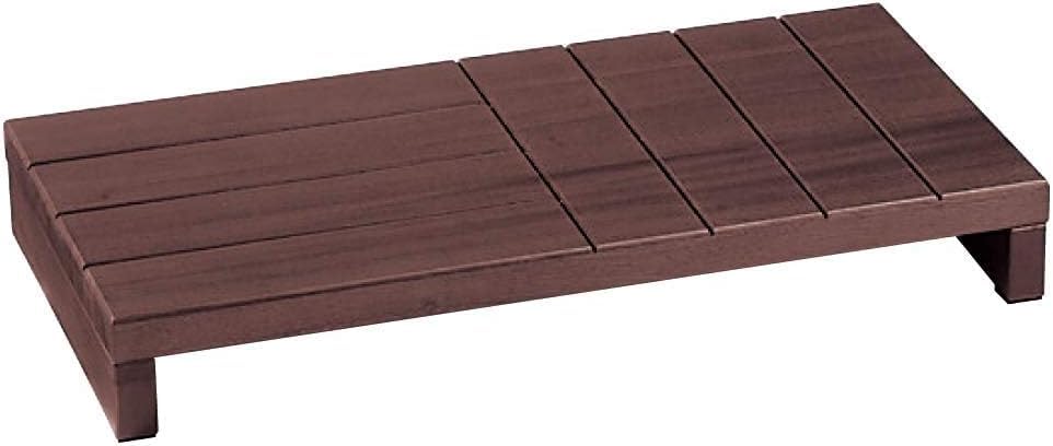 Runam Woods Modern Japanese Style Natural Wood Entrance Door One Step Riser Stool, One Step Stool for Kitchen, Bathroom, Bed for Kids Adults Non Slip Height Riser One Stepping Stool. (60 x 30 x 8-cm)-image-12