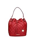  Borsa secchiello zaino Twin Set matelassè rossa absolute red trapuntata Twin Set Simona Barbieri