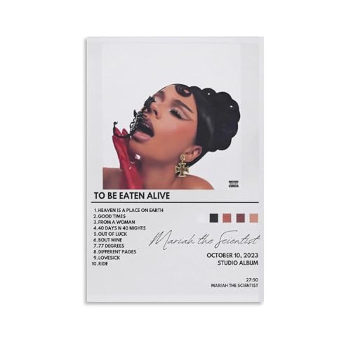 Mariah The Scientist - To Be Eaten Alive 10 Canvas Poster Bedroom Decoration Landscape Office Valentine's Birthday Gift Unframe-style12x18inch(30x45cm)