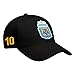 Icon Sports Compatible with Argentine Football Association Lionel Messi Cap - Unisex Adult - Black w/Color Logo